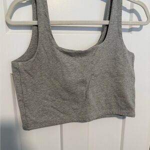 GAP Heather Gray Knit Top
